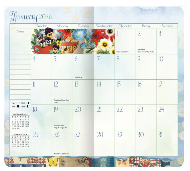 Garden Botanicals 2-Year Pocket Planner - Image 2