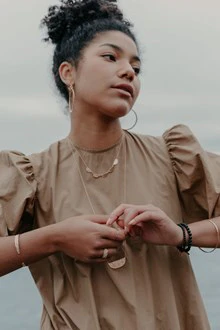 Gia Necklace - Gold - Image 2