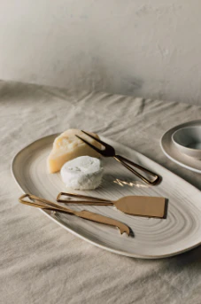 Gold Cheese Knives - Set of 3 - Image 2