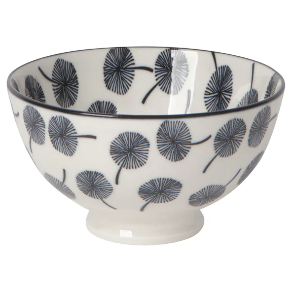 Gray Dandelion Stamped Bowl - Image 3