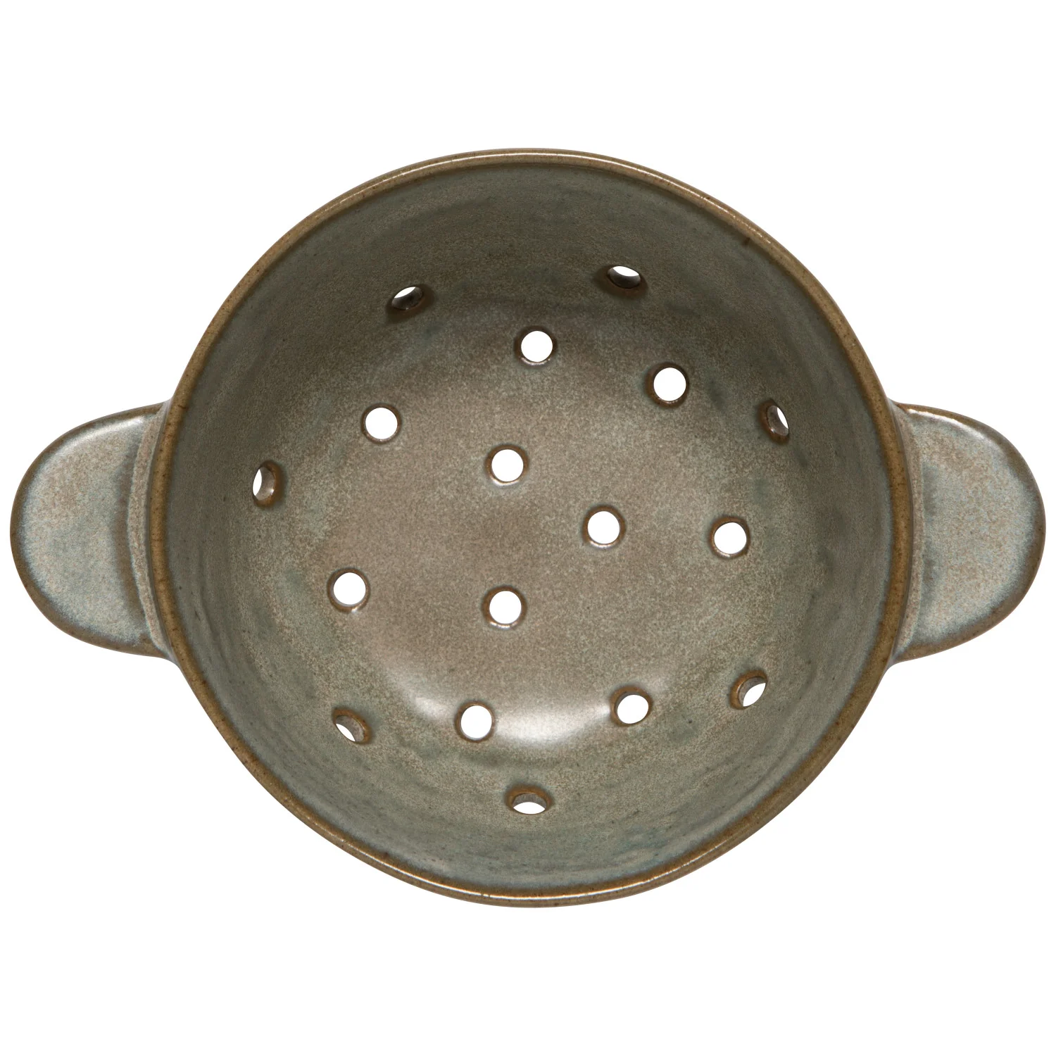 Gray Stoneware Fruit Bowl - Image 4