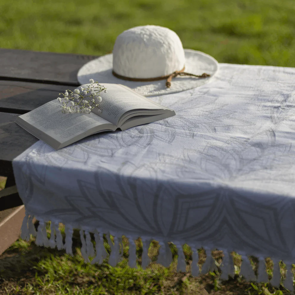 Grey Horona Turkish Body Towel - Image 4