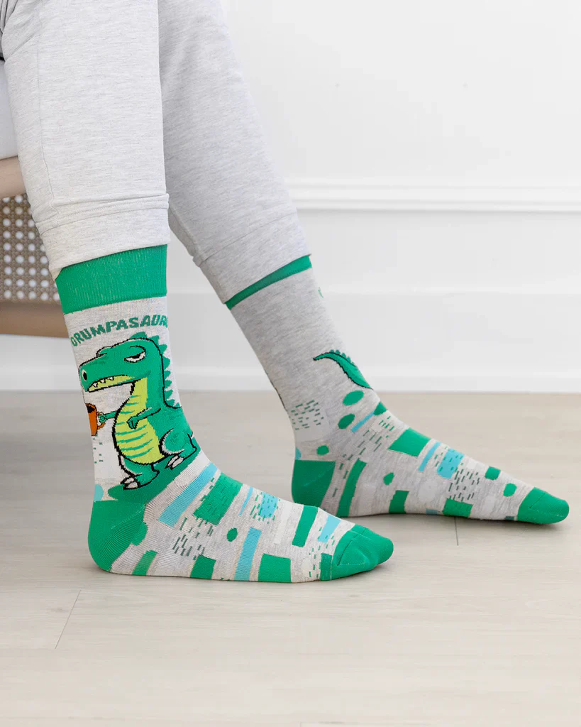Grumpasaurus Socks - For Him - Image 2