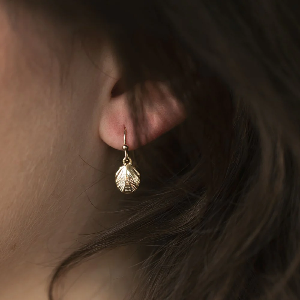 Happy Clam Earrings - Silver - Image 2