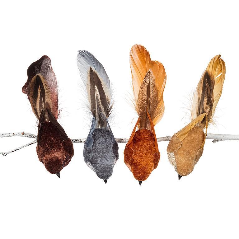 Harvest Bird Clip Ornament - Assorted - Image 2