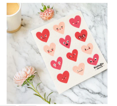 Heart to Heart Swedish Dishcloth - Image 2