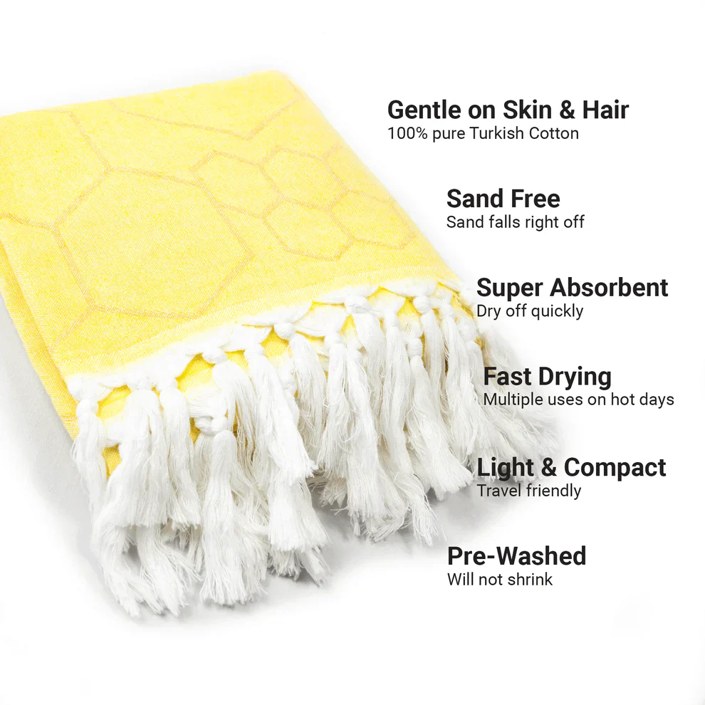 Honeycomb Turkish Body Towel - Image 6