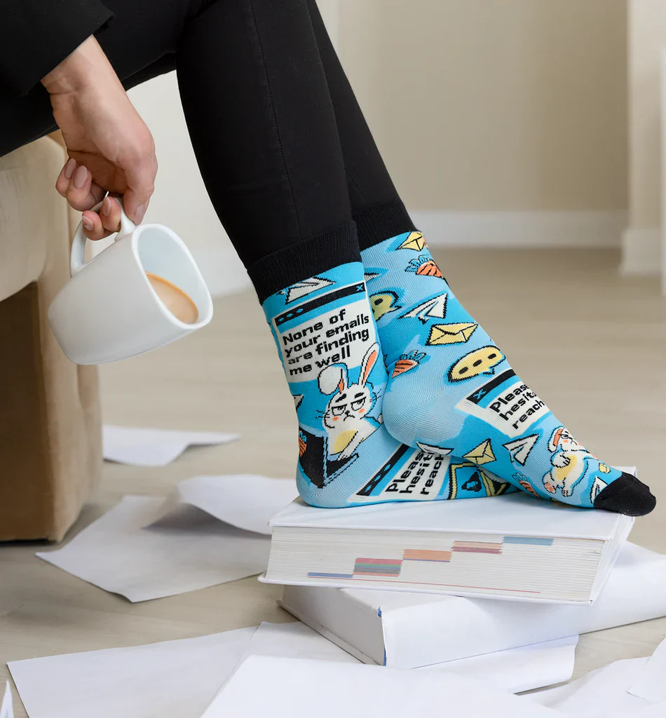 Inbox Bunny Socks - For Her - Image 2