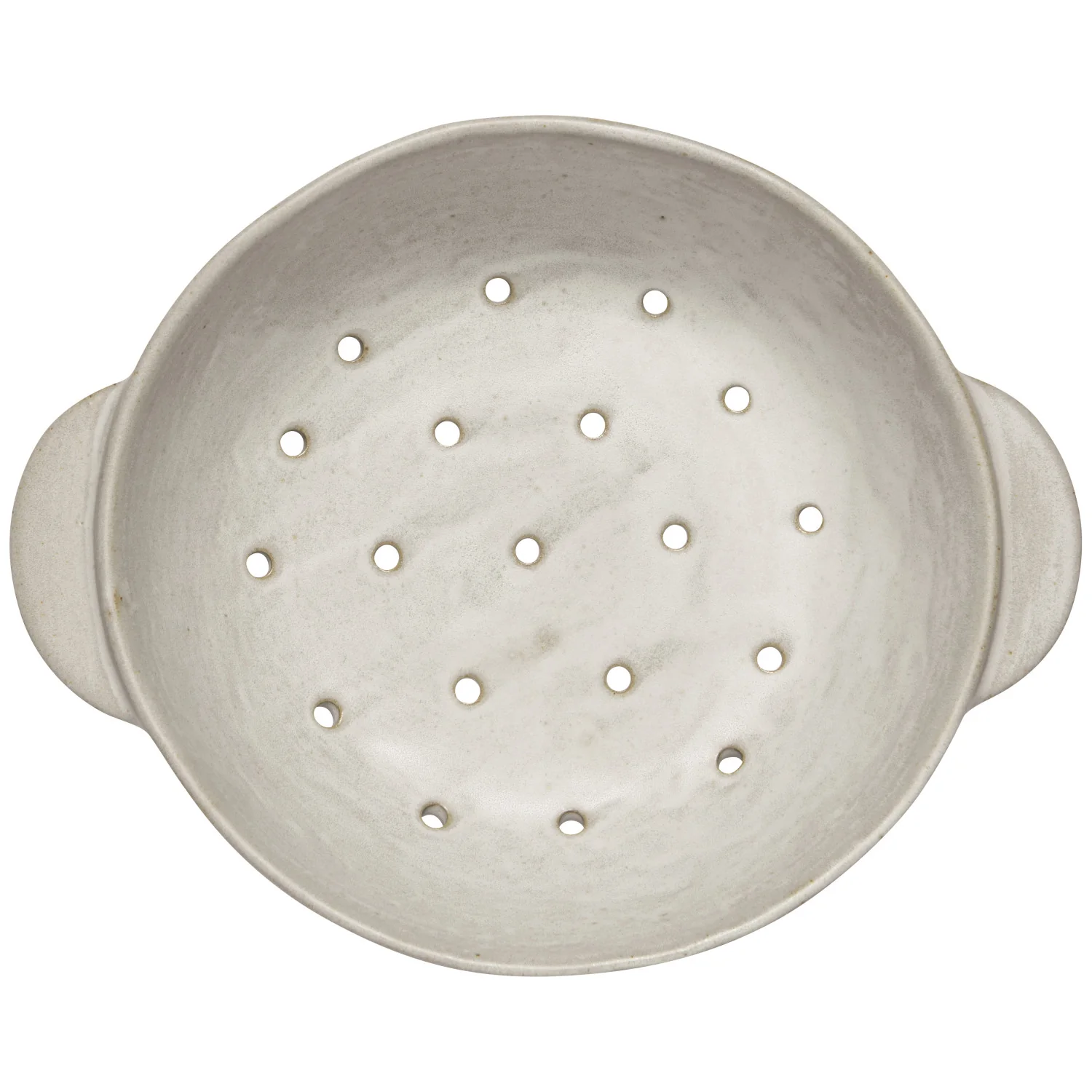 Ivory Stoneware Fruit Bowl - Image 4