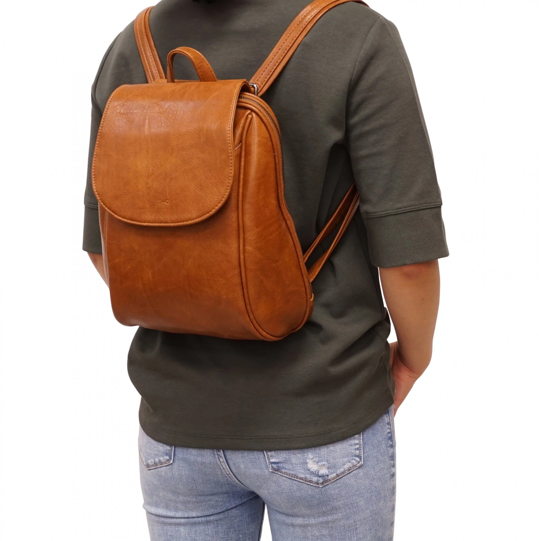 Jada Convertible Backpack - Black - Image 5