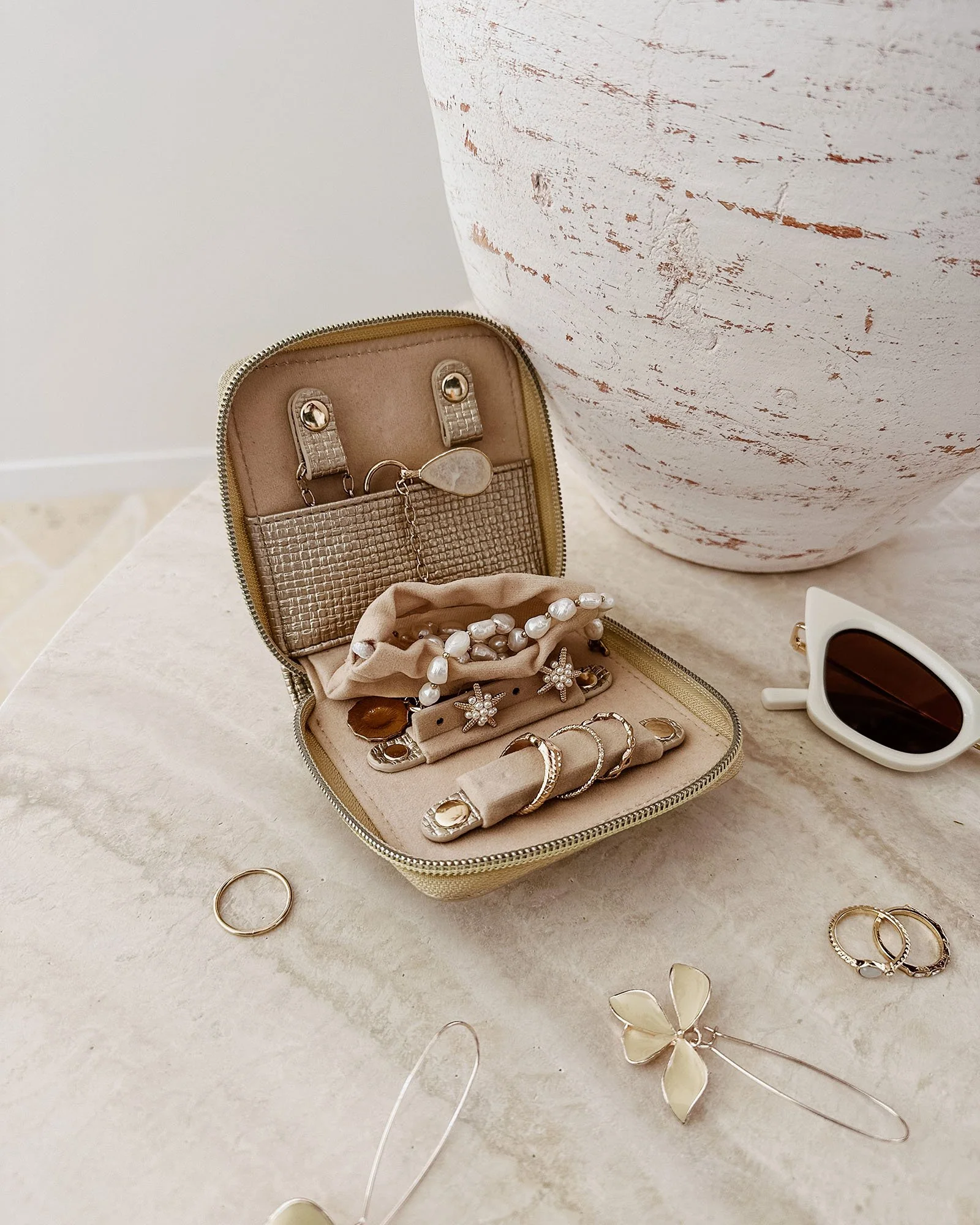 Juniper Jewelry Case - Champagne FINAL SALE - Image 4