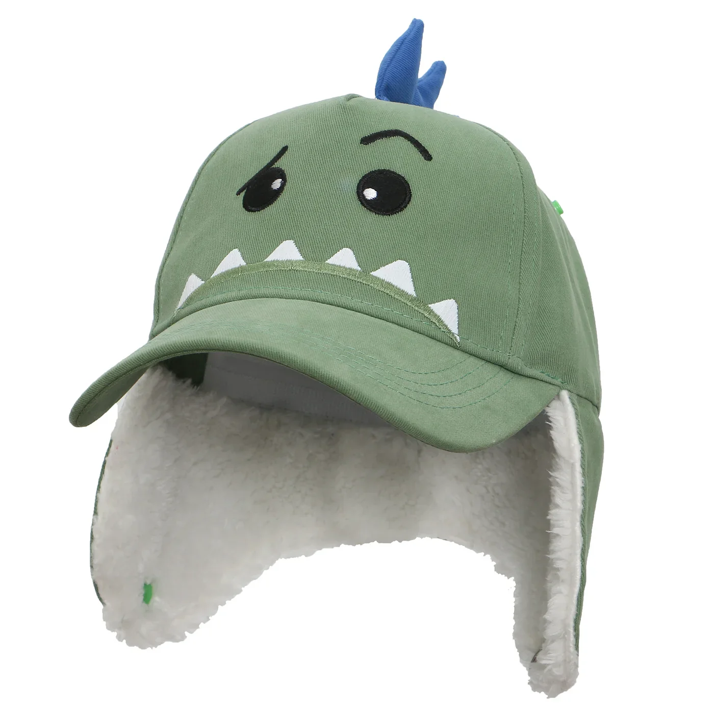 Kids Cap with Earflaps - Dino - Image 2