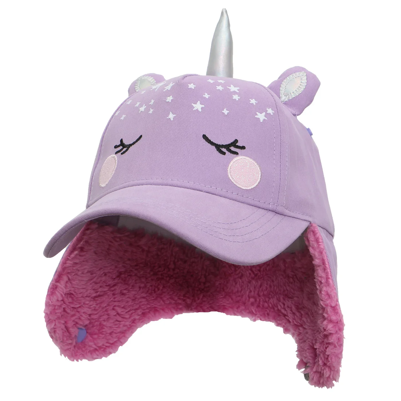 Kids Cap with Earflaps - Unicorn - Image 2