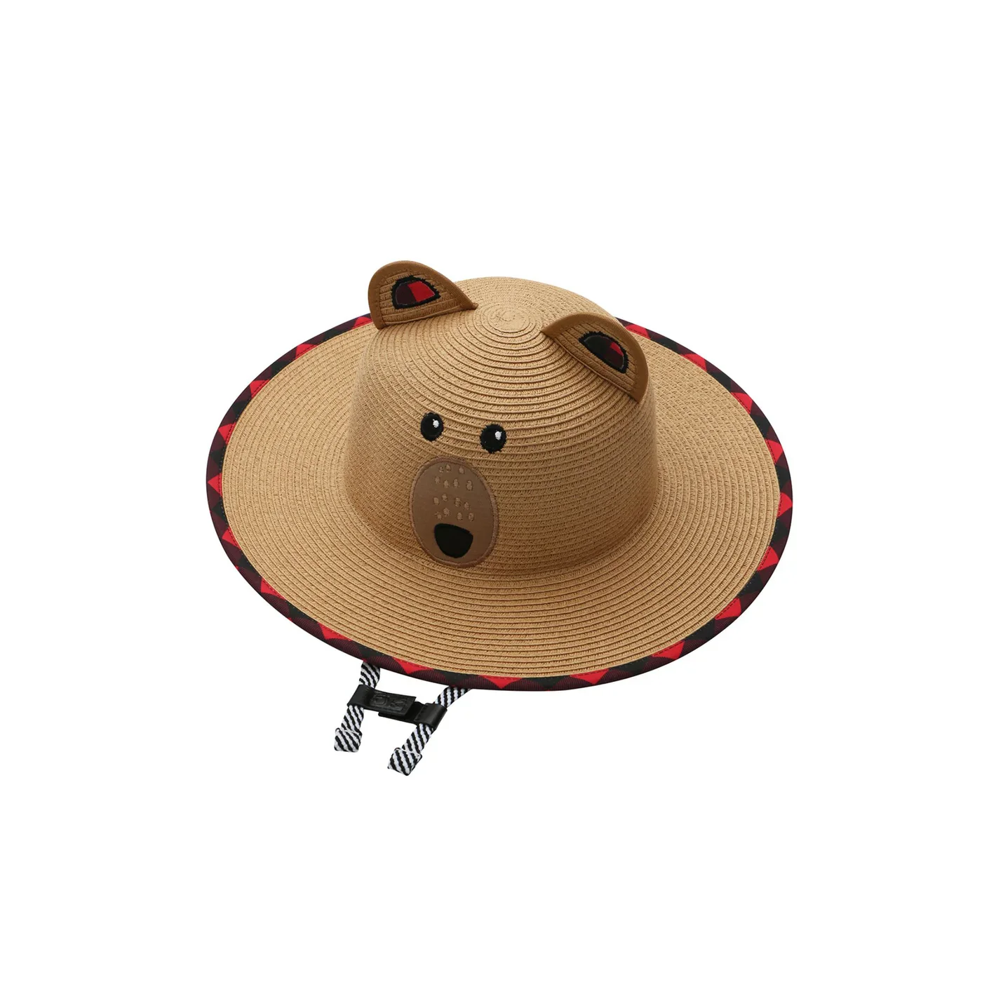 Kids' Straw Hat - Bear - Image 2