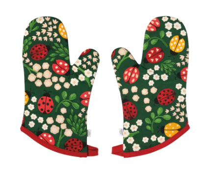 Ladybugs Mitts - Set of 2