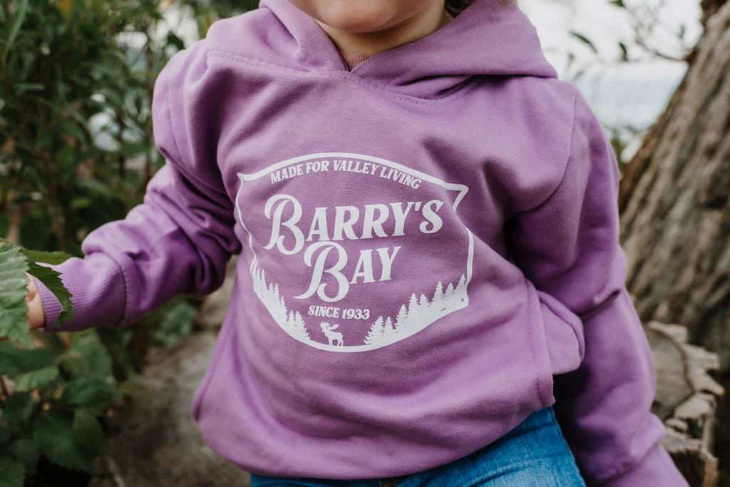 Lavender - Barry's Bay Patch Kids Hoodie - Image 3