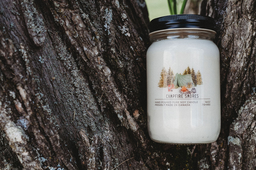 Campfire Smores 16oz Soy Candle - Image 2