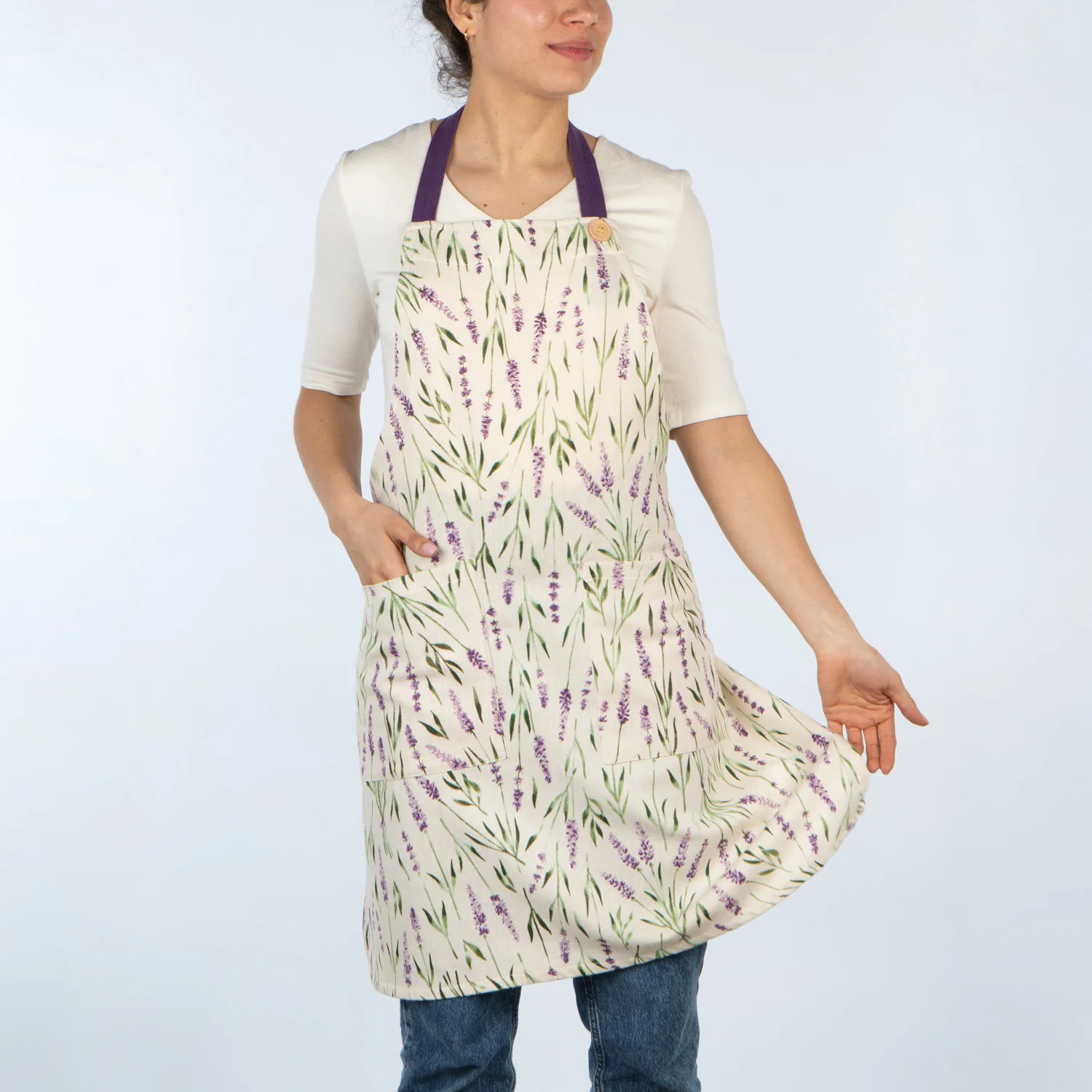 Lavender Spruce Apron - Image 3