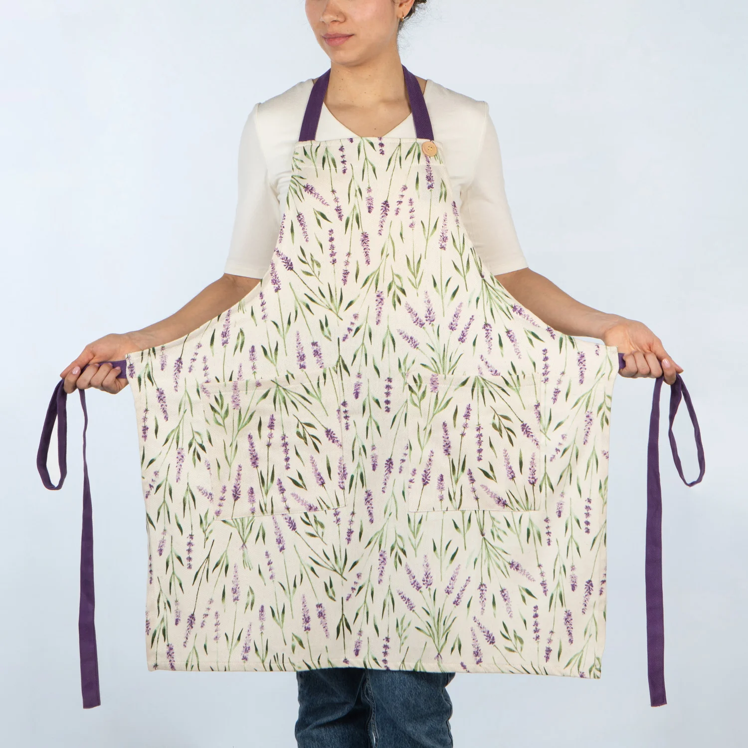 Lavender Spruce Apron - Image 4