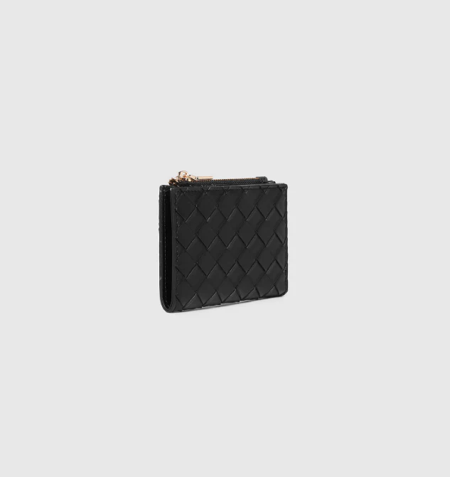 Lily Woven Wallet - Chocolate - Image 2
