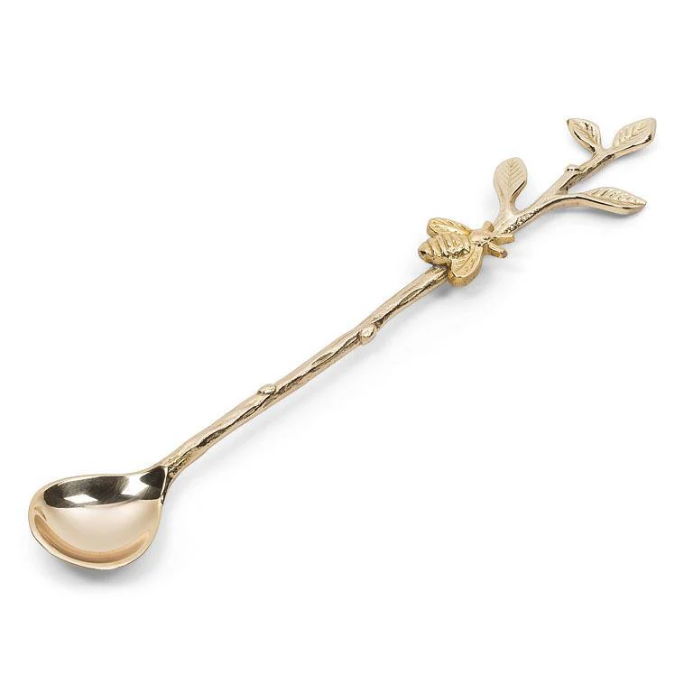 Long Spoon with Bee on Twig - Image 2