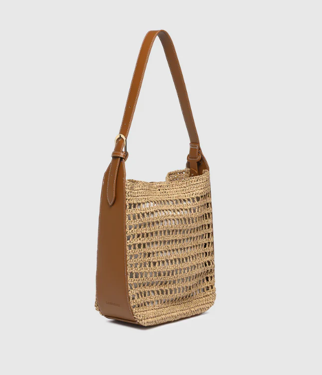 Louisa Shoulder Bag - Natural Tan - Image 3
