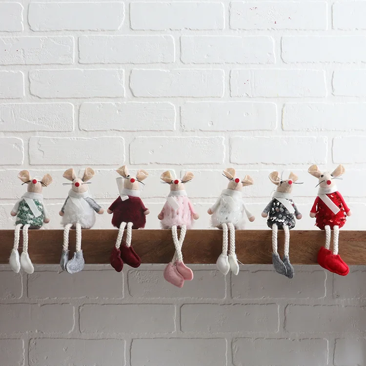 Madison Mantel Mice Ornament - Image 2