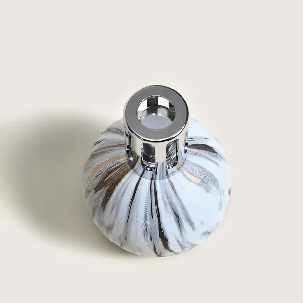 Marble Round White Lamp