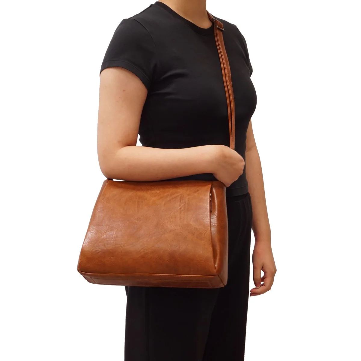 Mattie Crossbody - Light Khaki - Image 5