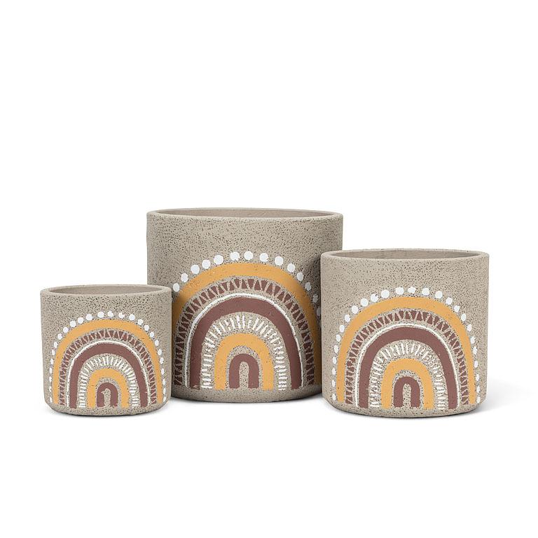 Medium Boho Rainbow Planter - Image 3
