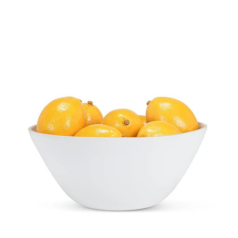Medium White Bamboo Deep Bowl - Image 2