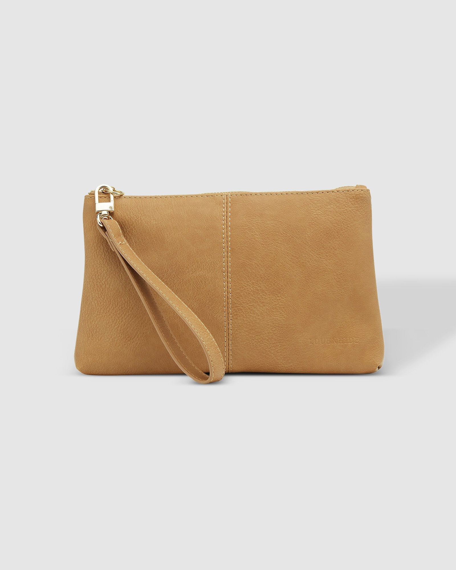 Mimi Logo Wristlet - Camel - Image 4