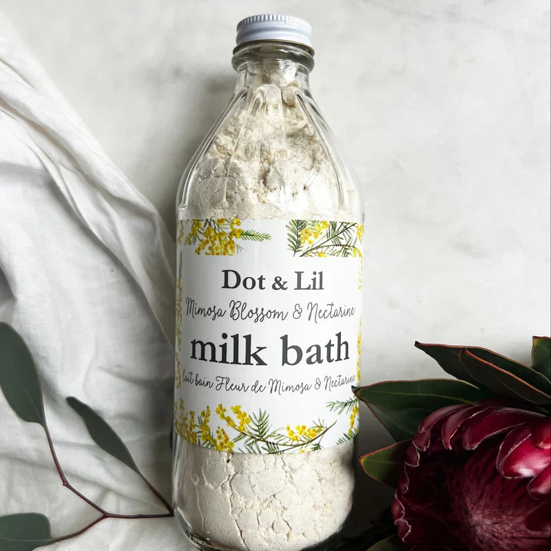 Mimosa Blossom & Nectarine Milk Bath - Image 2