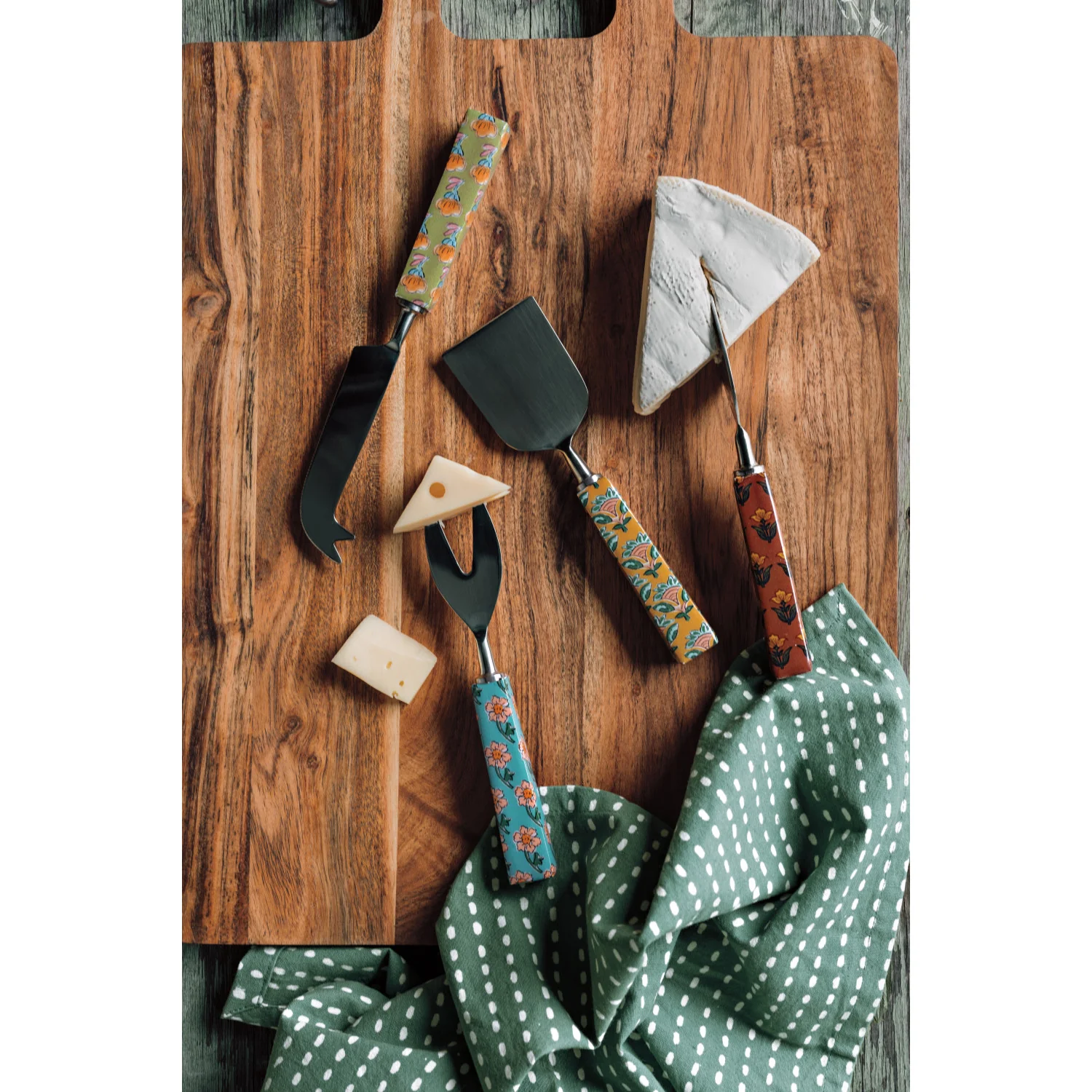 Mosaic Cheese Knives - Set of 4 - Image 2