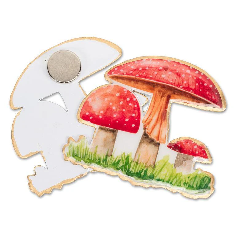 Mushrooms Two-Sided Magnet - Image 2