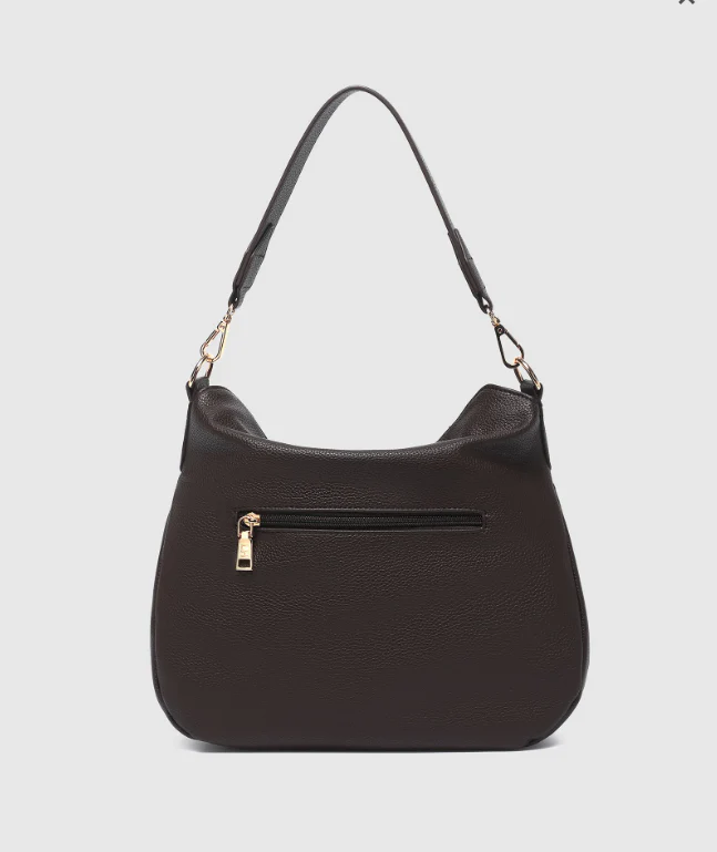 Nadia Shoulder Bag - Chocolate - Image 3
