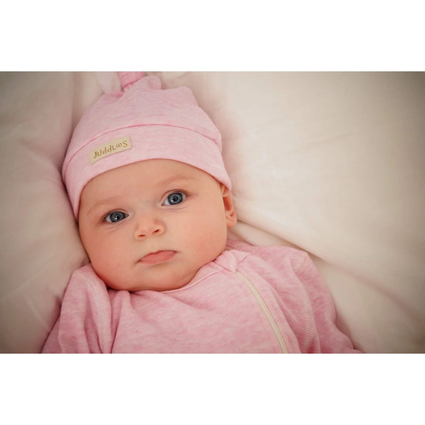 Newborn Hat - Pink Fleck - Image 2