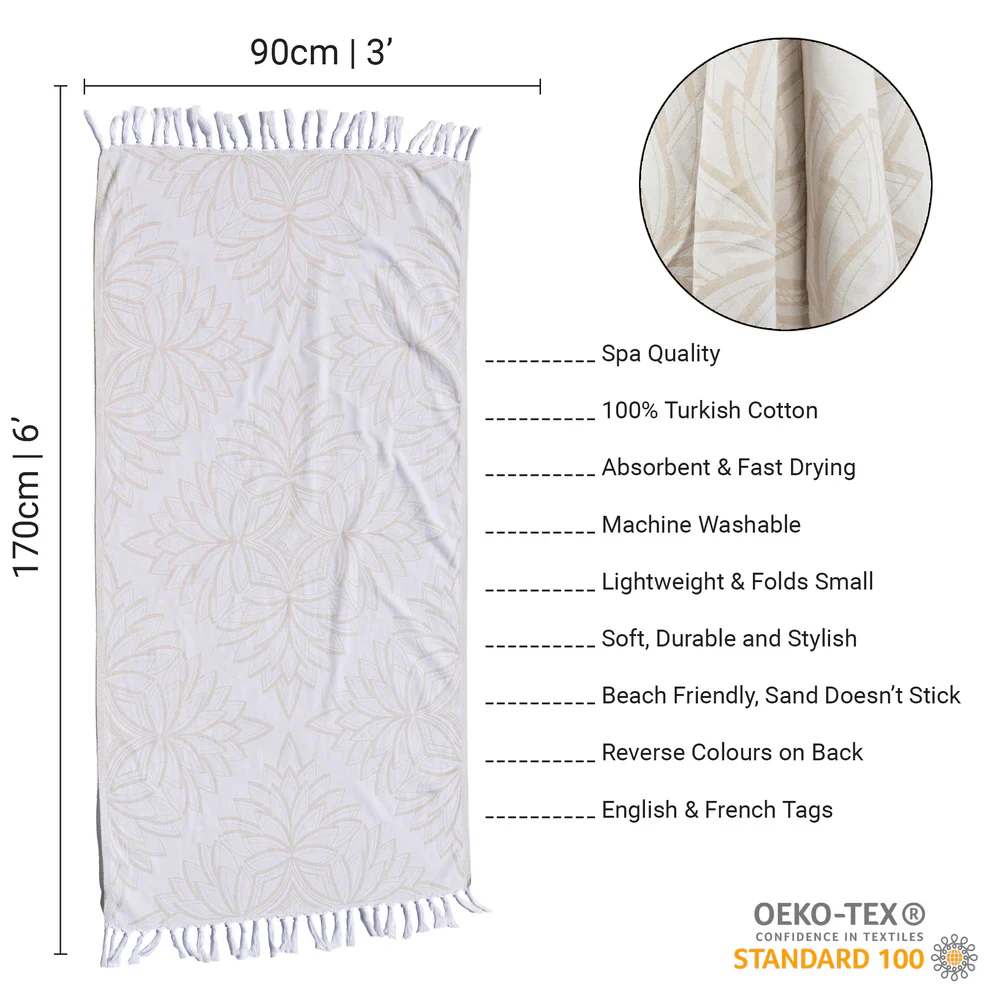 Oat Horona Turkish Body Towel - Image 9