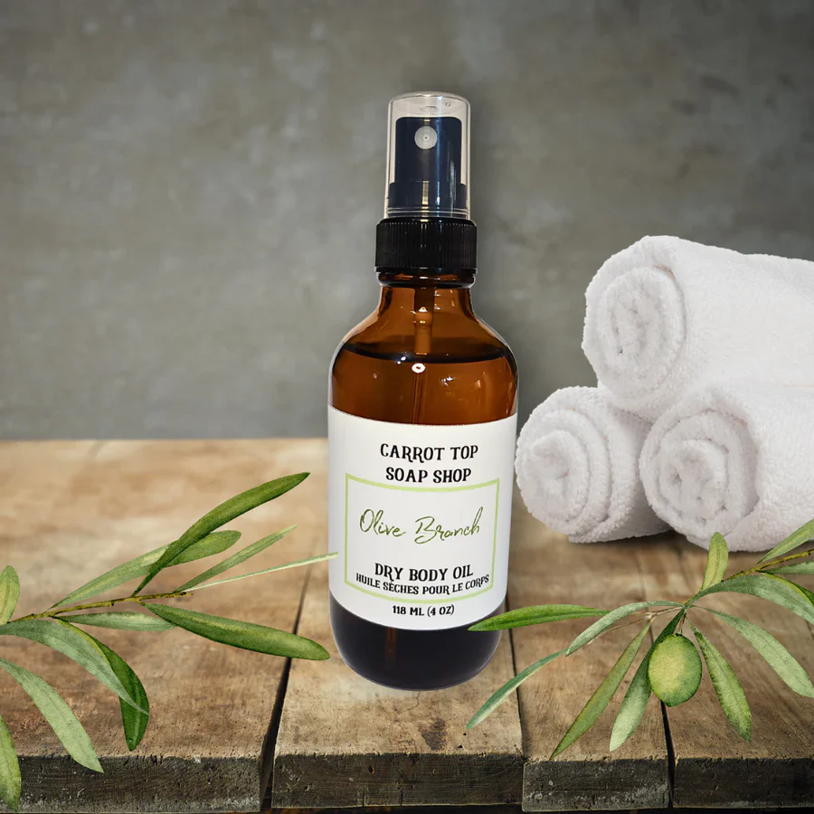 Olive Branch Dry Body Oil Spray