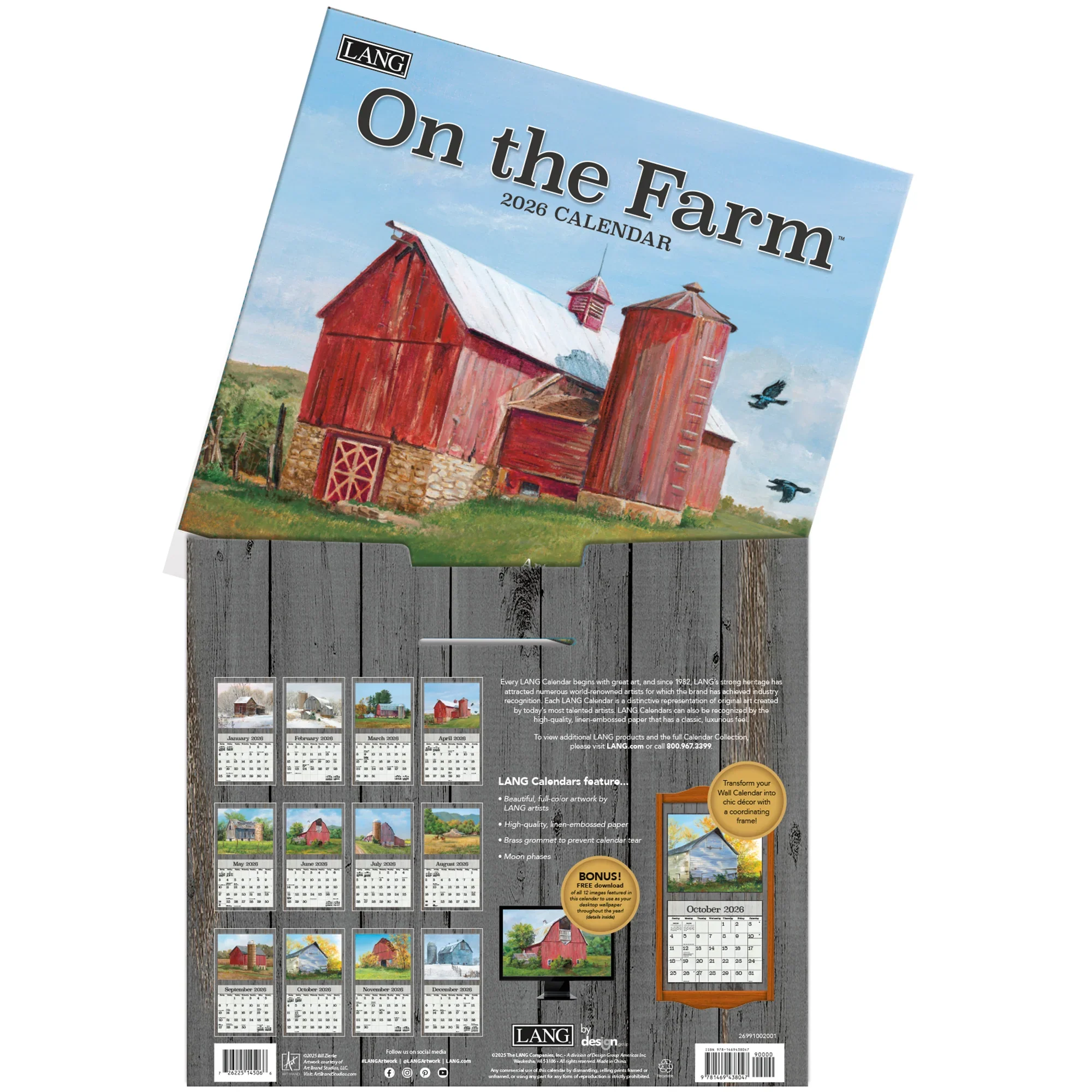 On The Farm 2026 Lang Calendar - Image 2