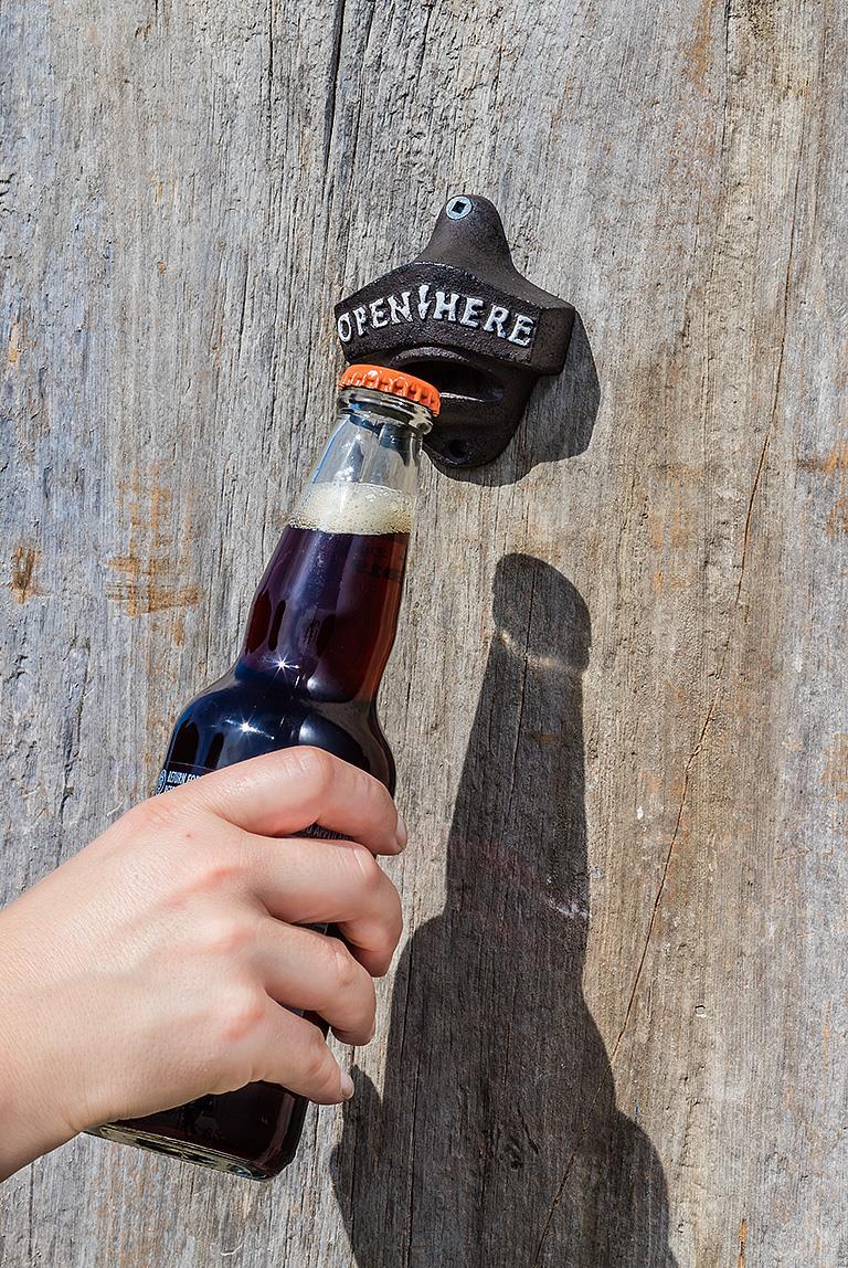 Open Here Wall Bottle Opener - Image 2