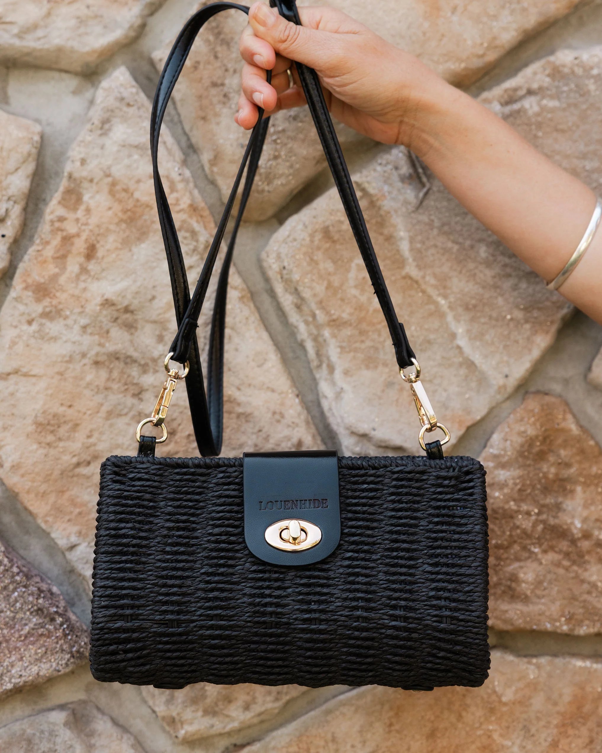 Ophelia Crossbody Bag - Black - Image 7