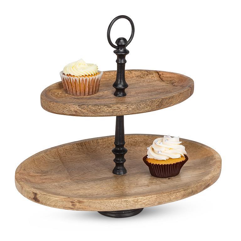 Oval 2-Tier Plate - Image 2