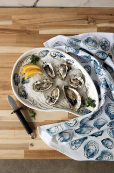 Oysters Dishtowel - Image 2