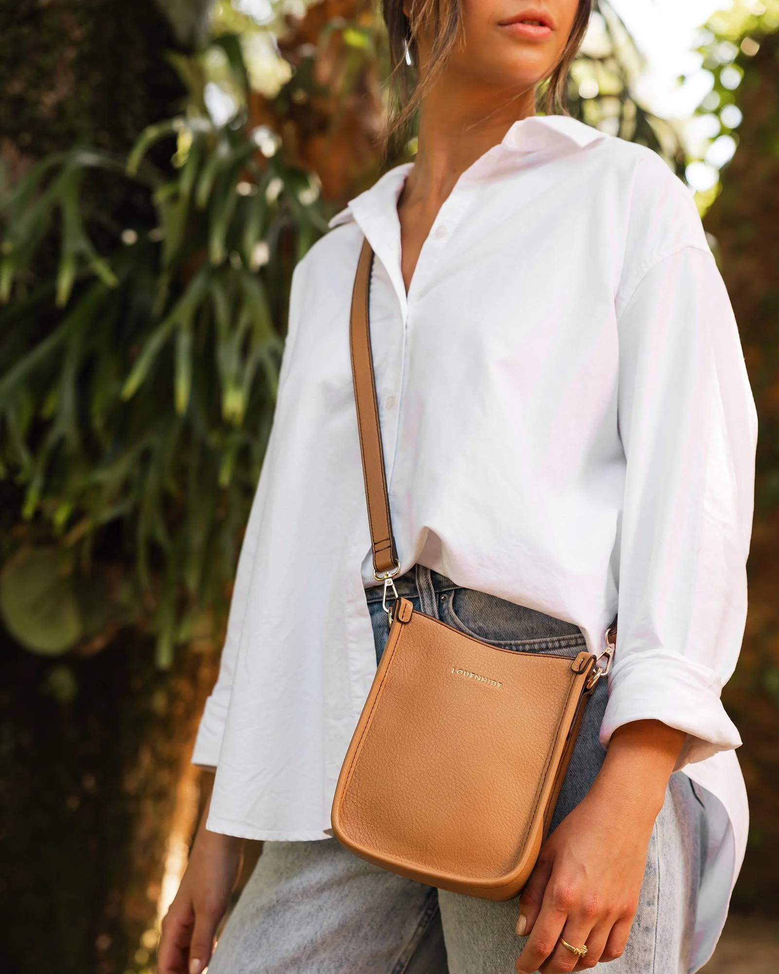 Parker Crossbody Bag - Camel - Image 2