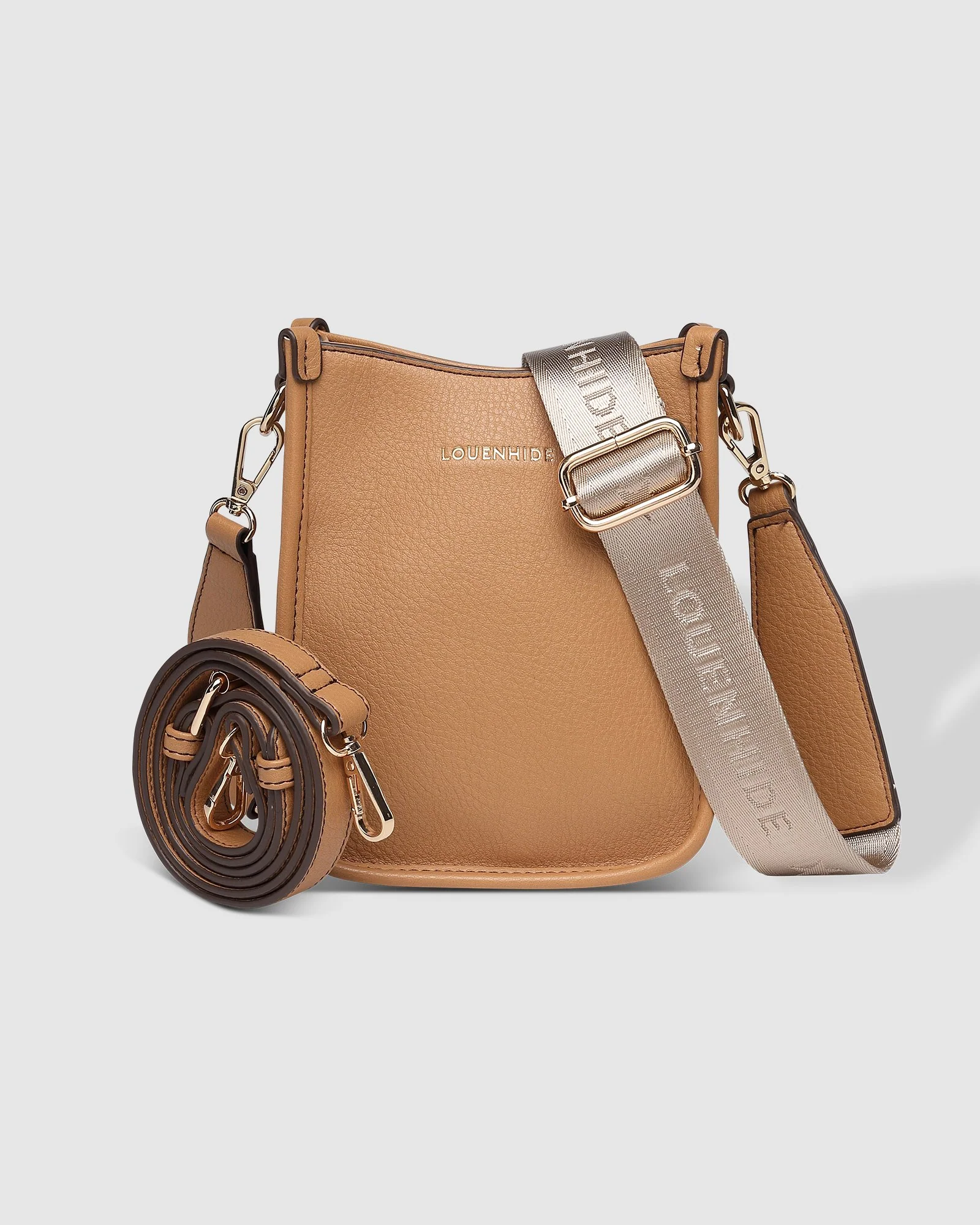 Parker Crossbody Bag - Camel - Image 4