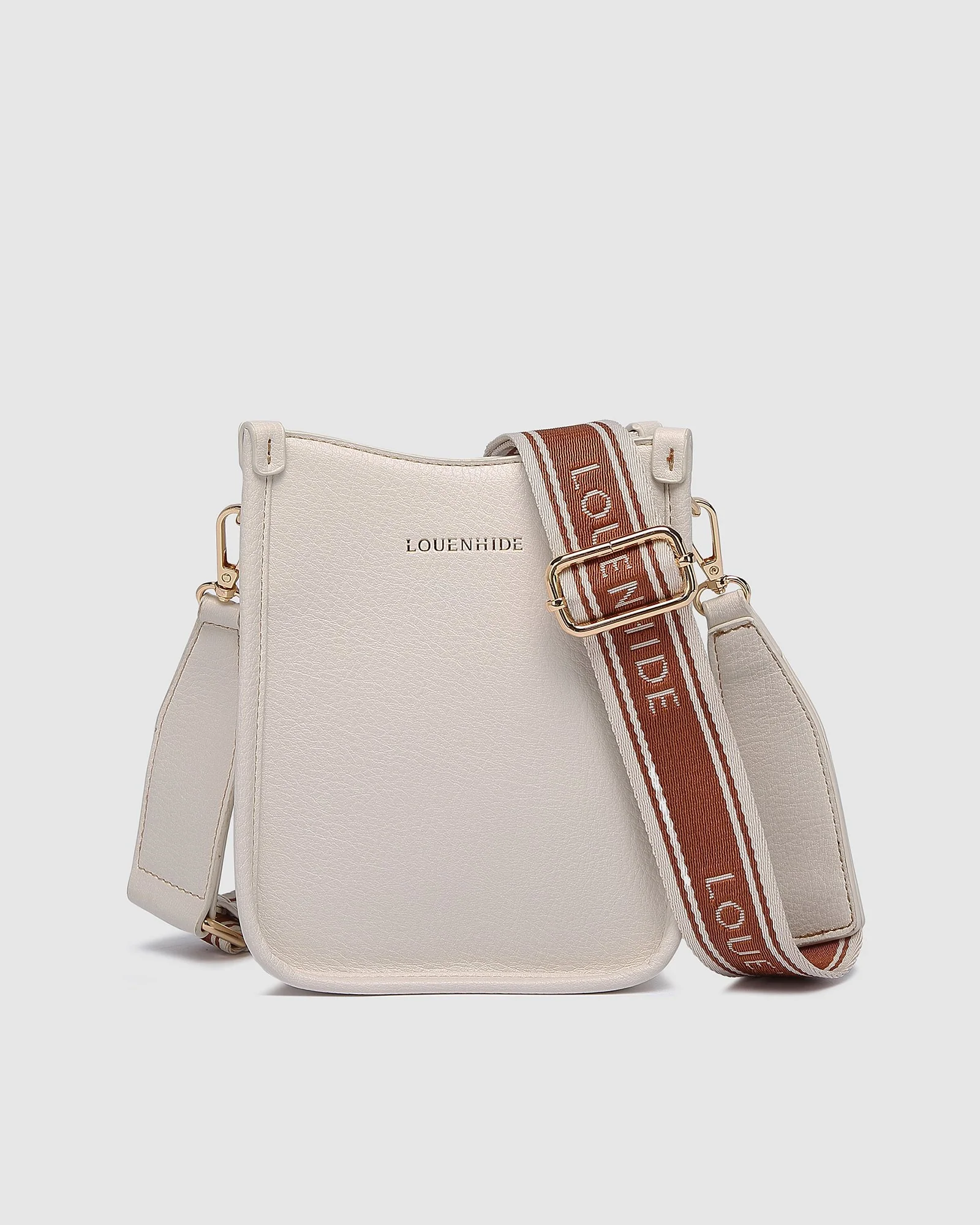Parker Logo Crossbody Bag - Vanilla - Image 3