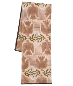 Peregrine Block Print Dishtowel - Image 2