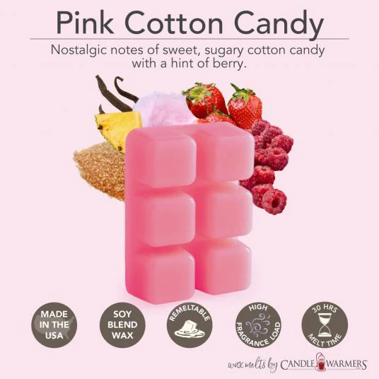 Pink Cotton Candy Wax Melts - Image 4