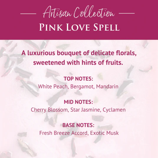 Pink Love Spell Artisan Wax Melts - Image 2